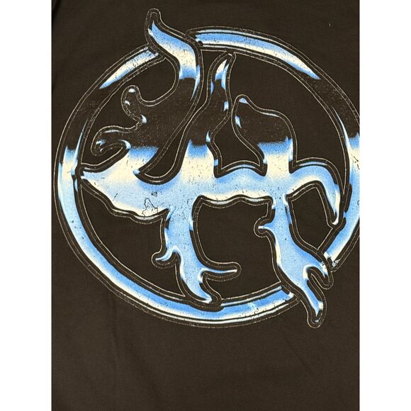 Lost Hills Skeleton Flames Pullover Hoodie | Black | Size 2XL | Exclusive Drop - Picture 4 of 5